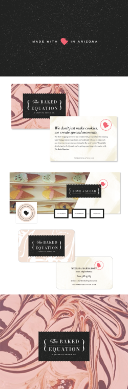 Grit & Wit Design and Branding The Baked Equation Bakery Brand Design